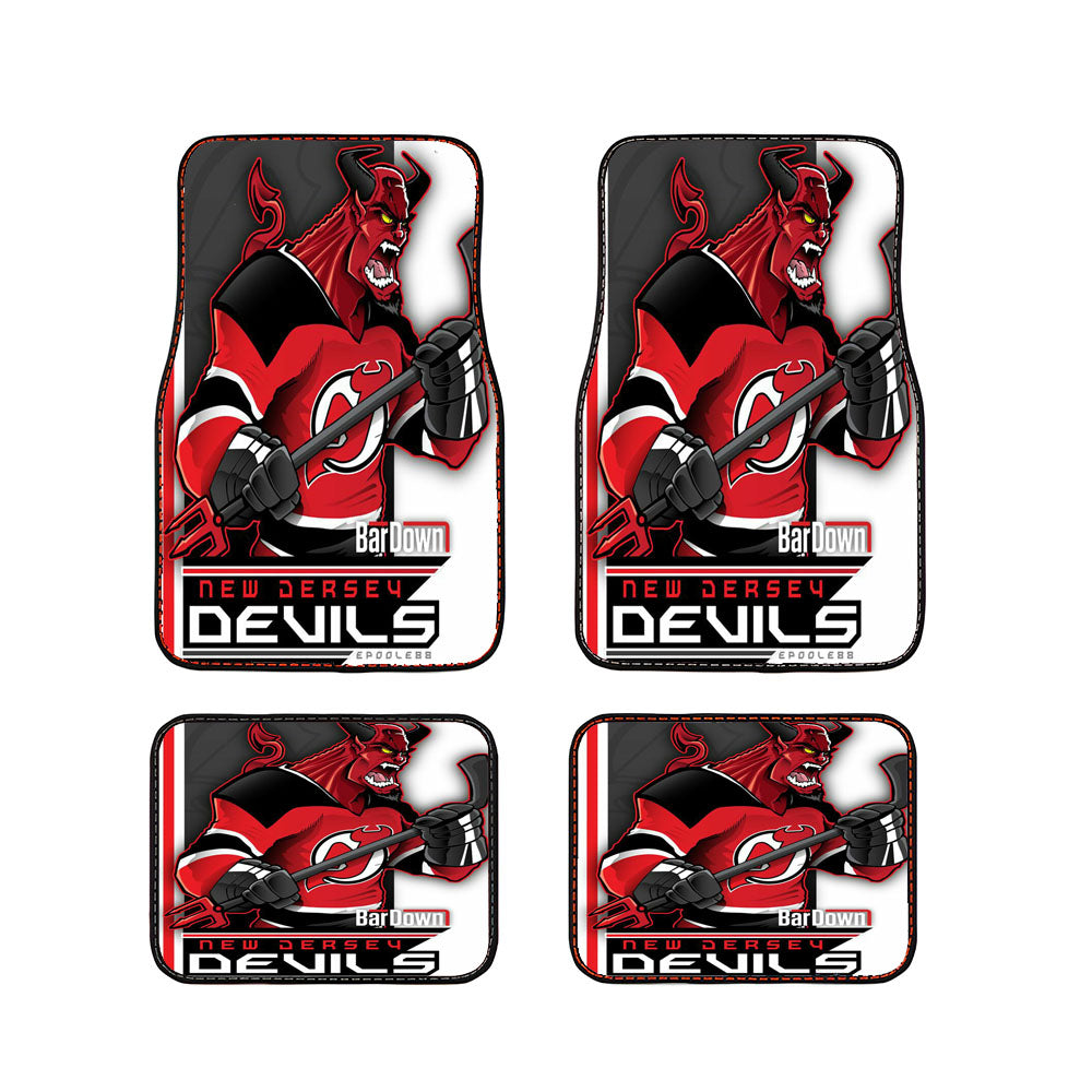 New Jersey Devils Car Floor Mats Accessories