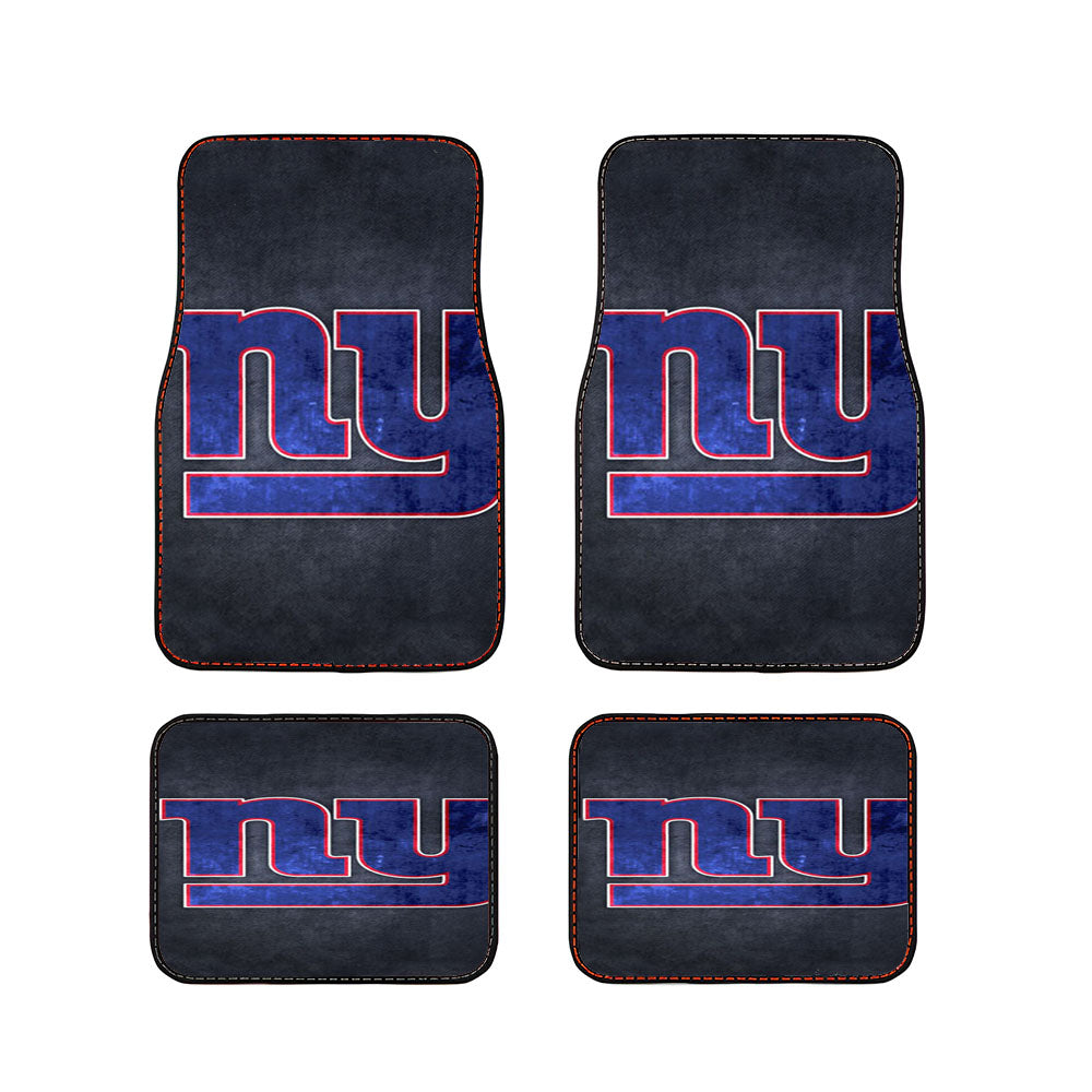 New York Giants Art Car Floor Mats Accessories