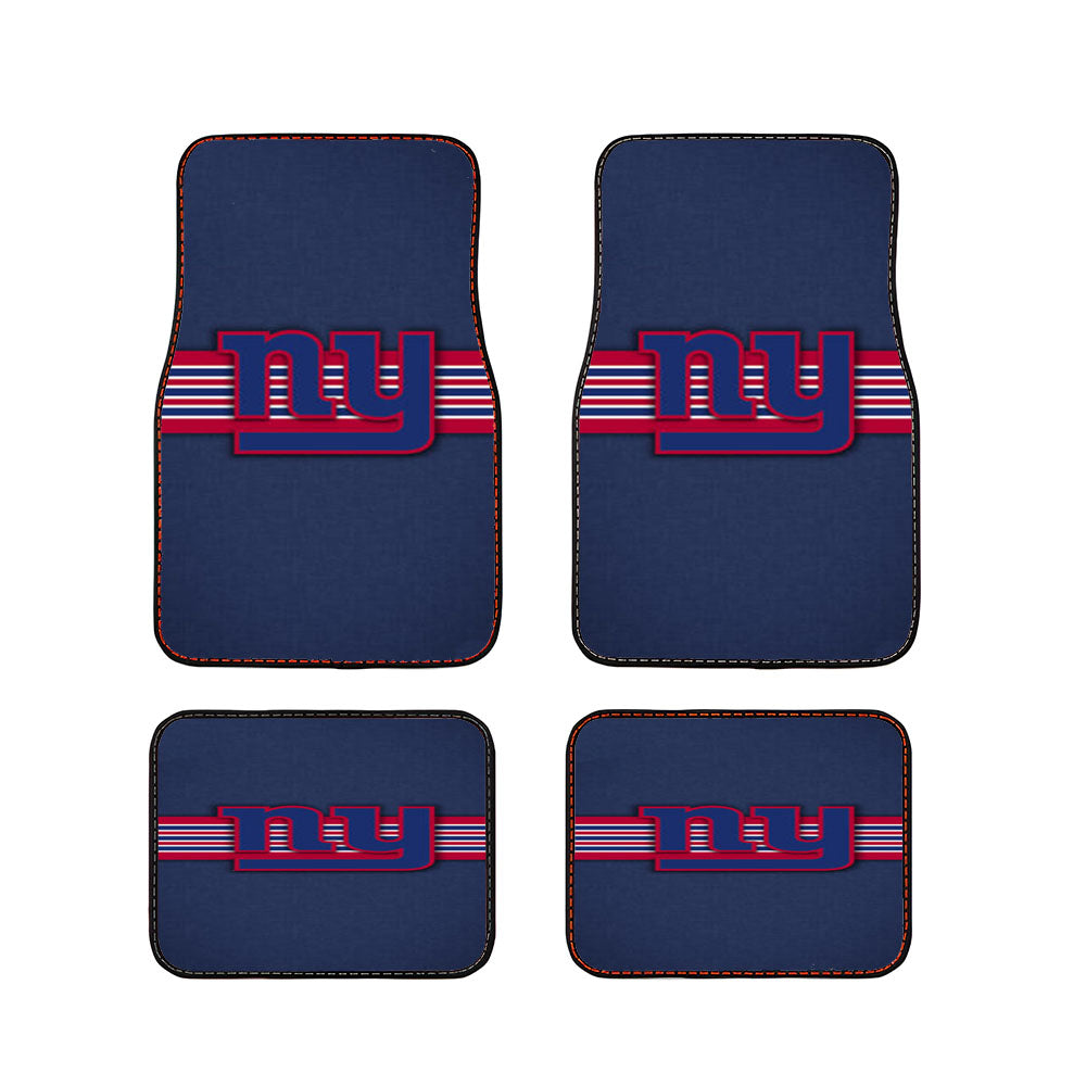 New York Giants Logo Car Floor Mats Accessories