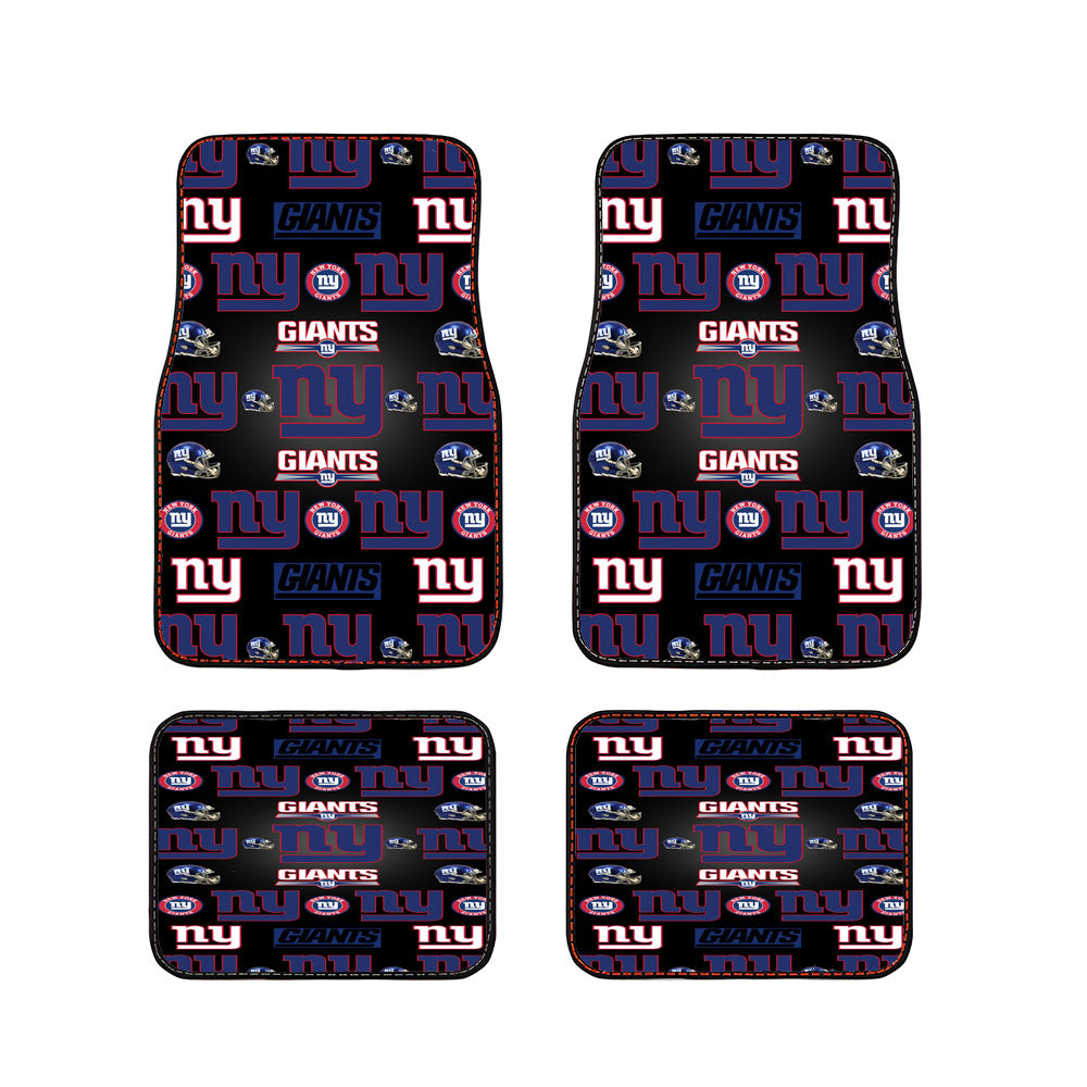 New York Giants Logo Pattern Car Floor Mats Accessories