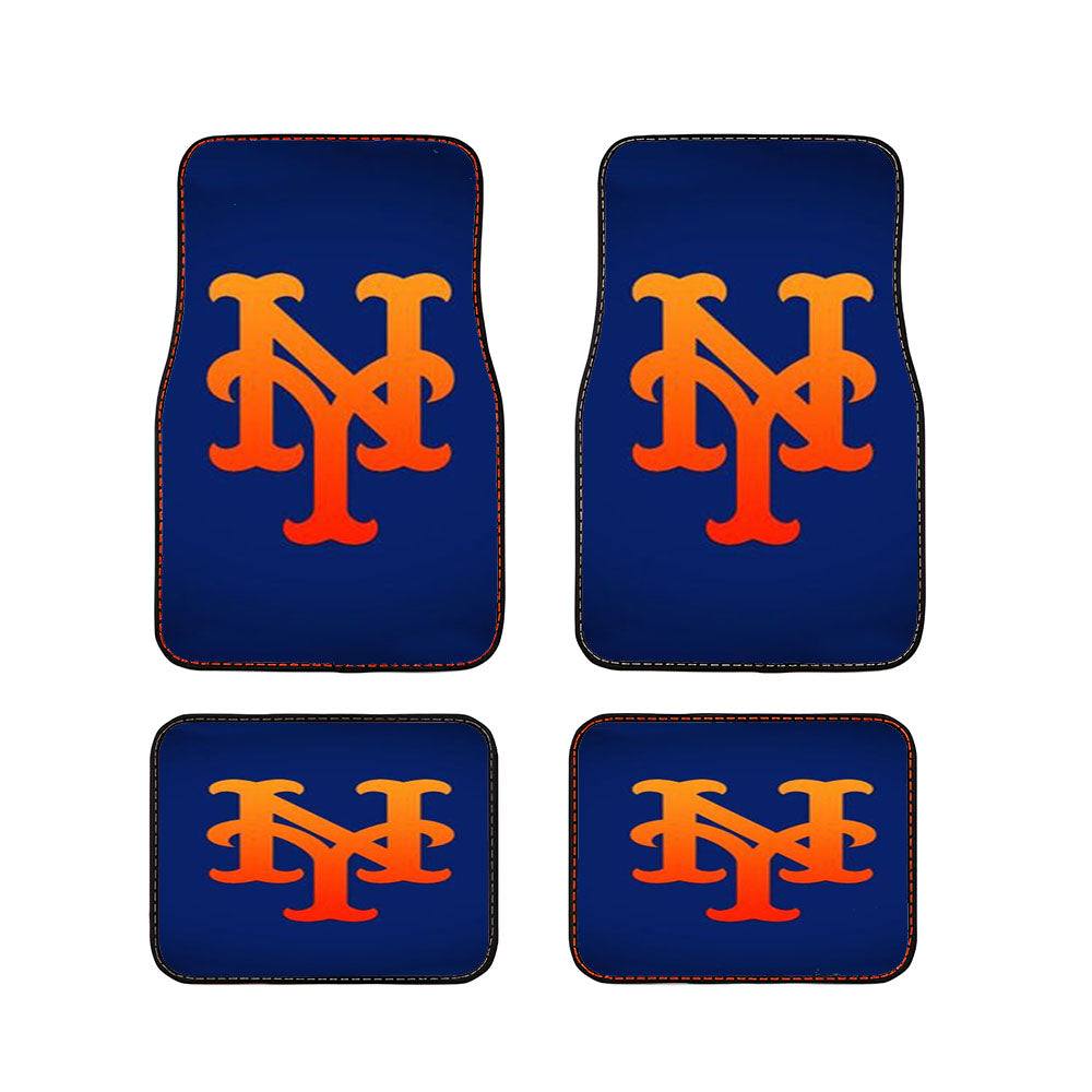 New York Mets Art Car Floor Mats Accessories
