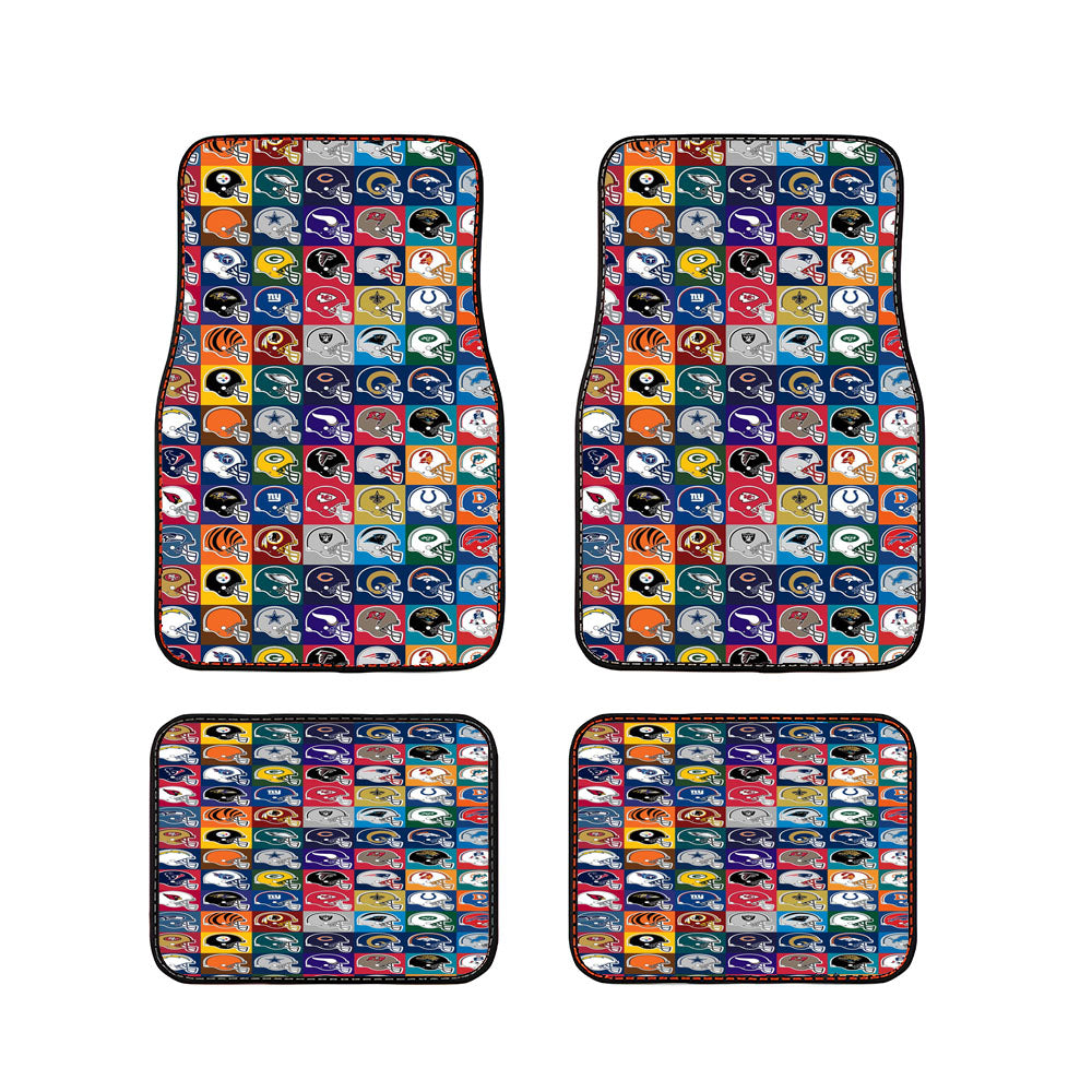 Nfl Helmet Logos Collection Car Floor Mats Accessories