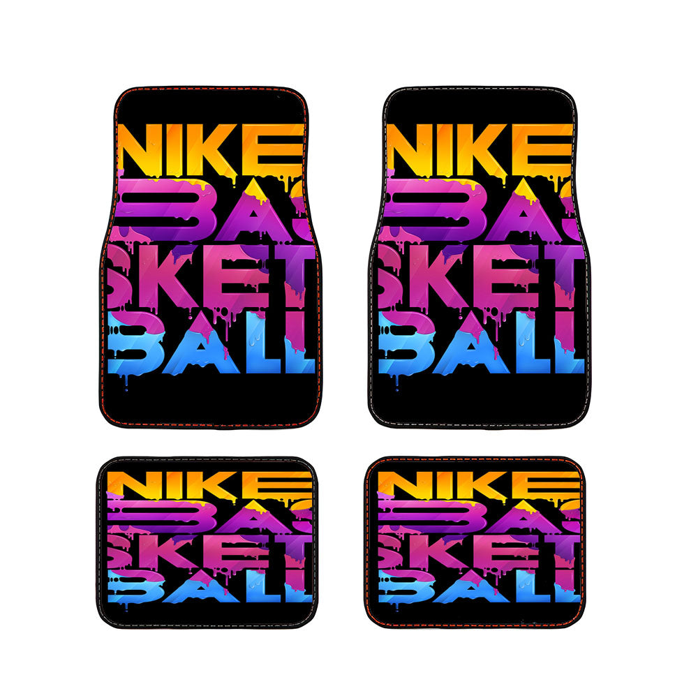 Nike Basket Ball Art Design Car Floor Mats Accessories