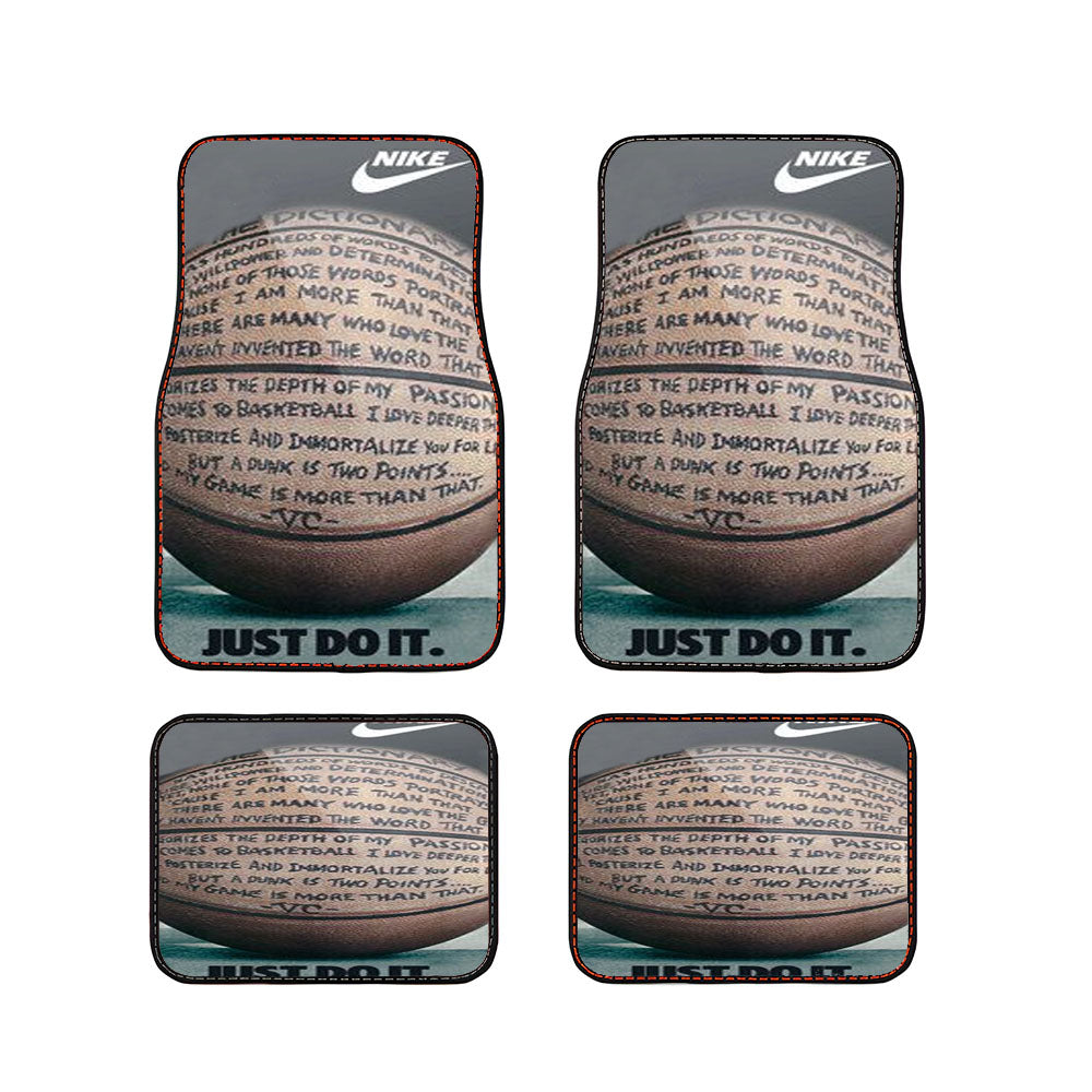 Nike Basketball Just Do It And Passion Car Floor Mats Accessories