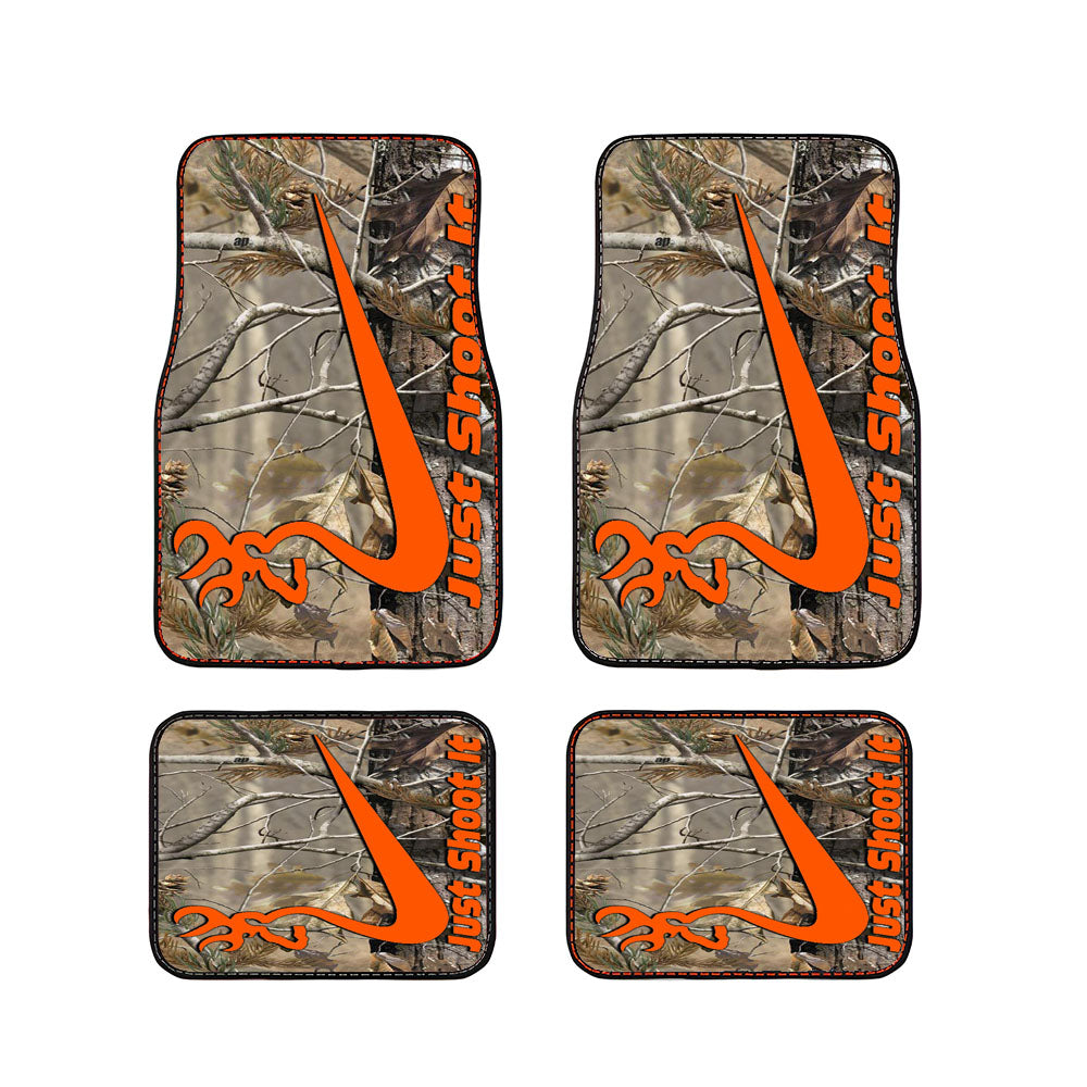 Nike Browning Just Shoot It Car Floor Mats Accessories