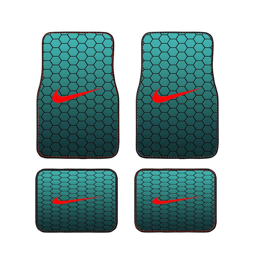 Nike Carbon Blue Car Floor Mats Accessories