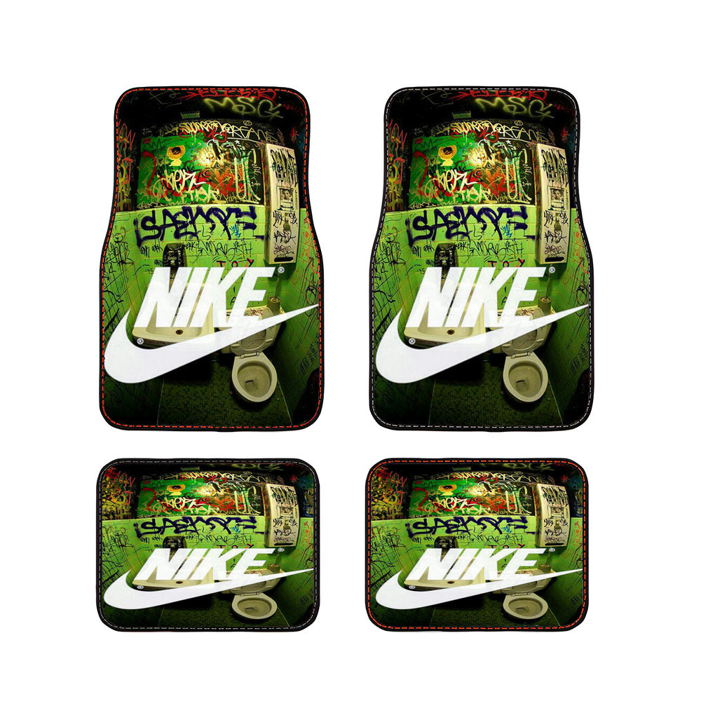 Nike Closed Art Mural Car Floor Mats Accessories