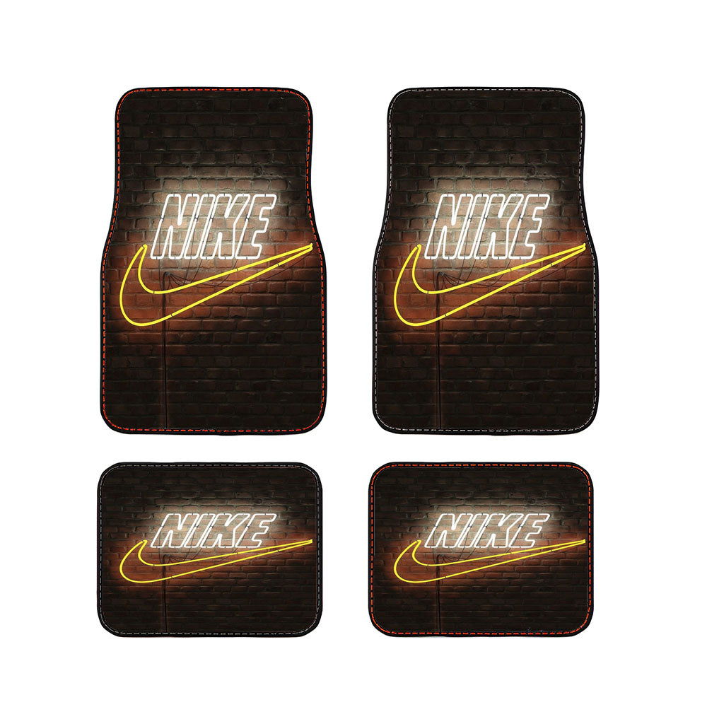 Nike D Art Nike D Art Neon Car Floor Mats Accessories