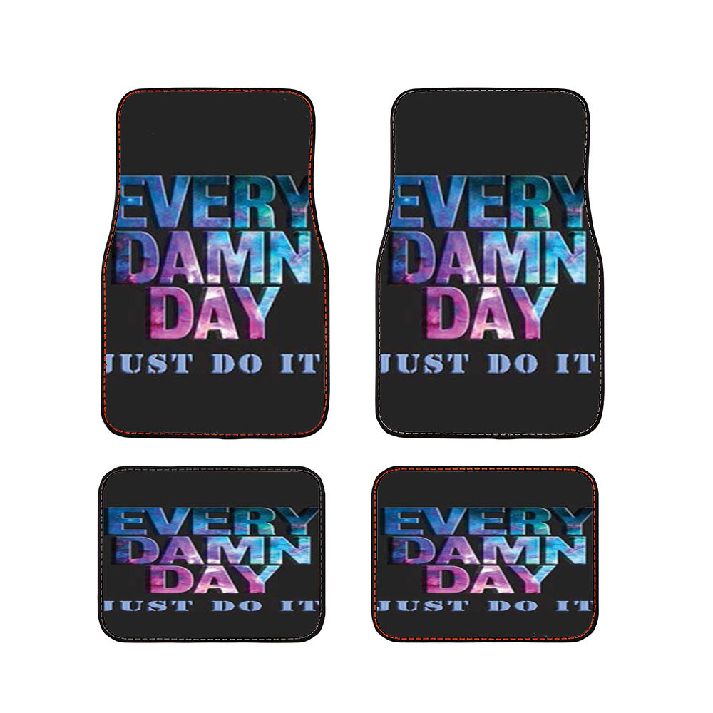 Nike Every Damn Day Rainbow Car Floor Mats Accessories