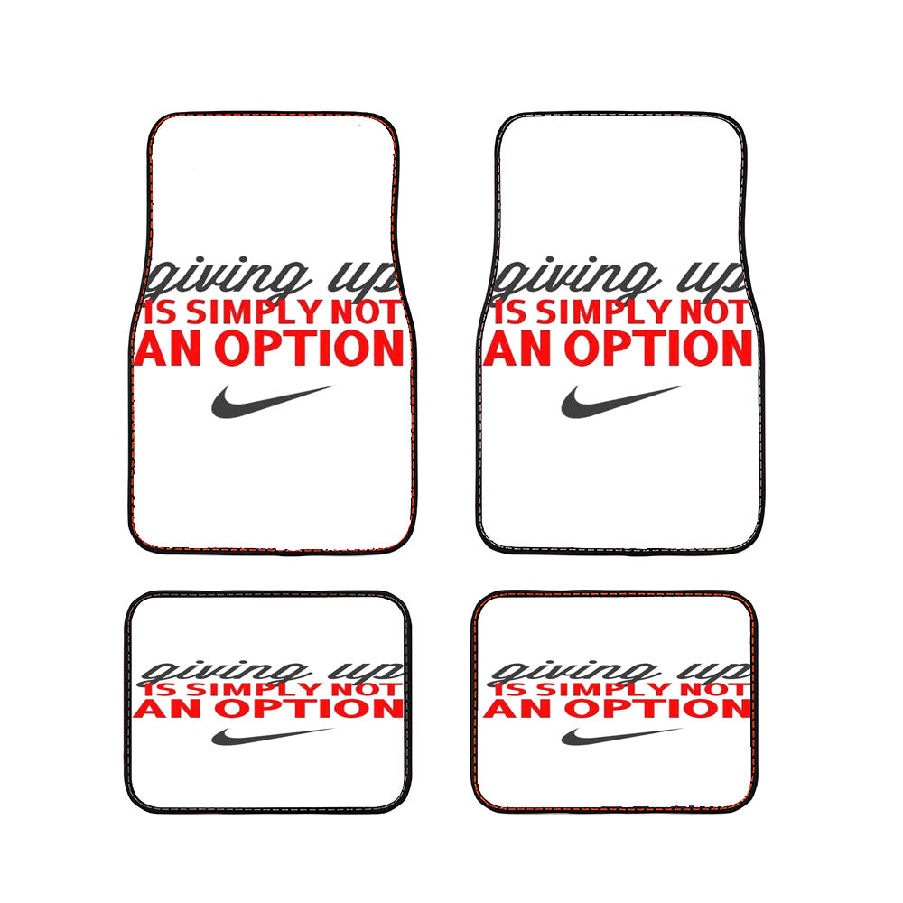 Nike Giving Up Is Simply Car Floor Mats Accessories