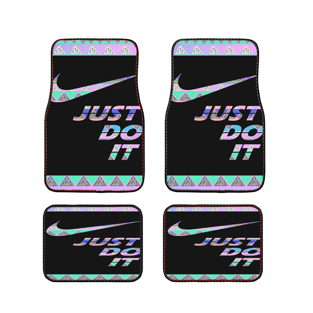 Nike Just Do It Aztec Pastel Car Floor Mats Accessories