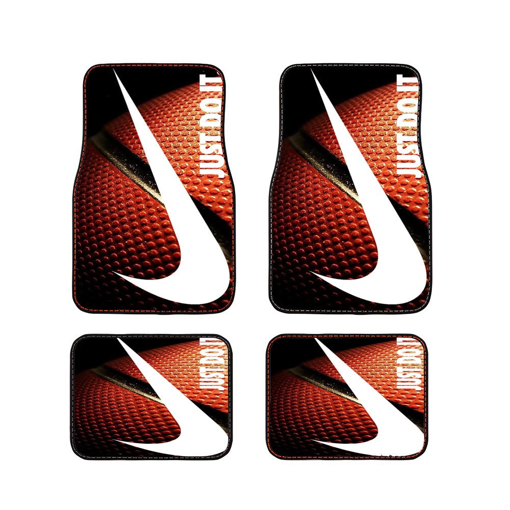 Nike Just Do It Glitter Basket Ball Car Floor Mats Accessories