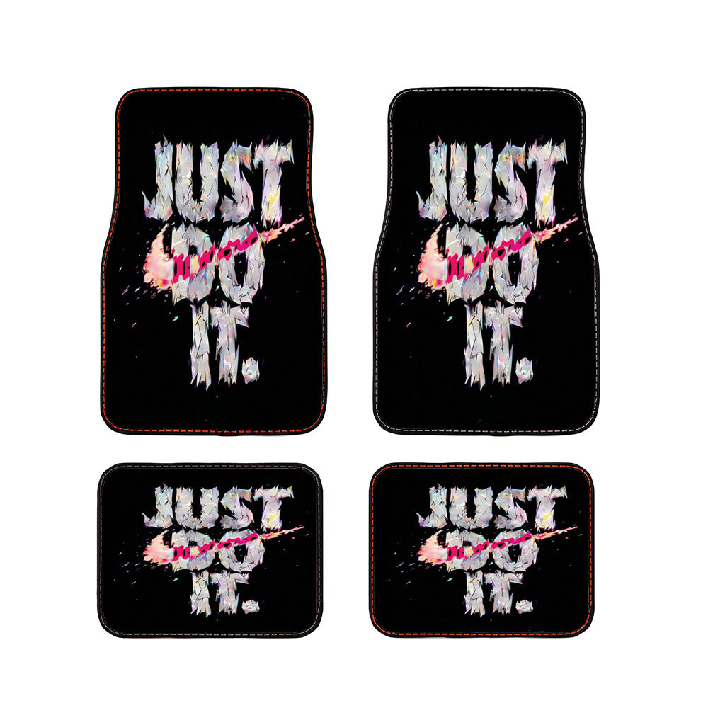 Nike Just Do It Graffiti White Logo Car Floor Mats Accessories