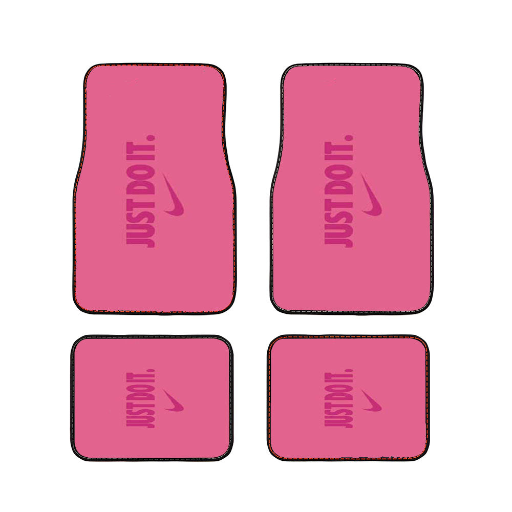 Nike Just Do It Pinks Car Floor Mats Accessories