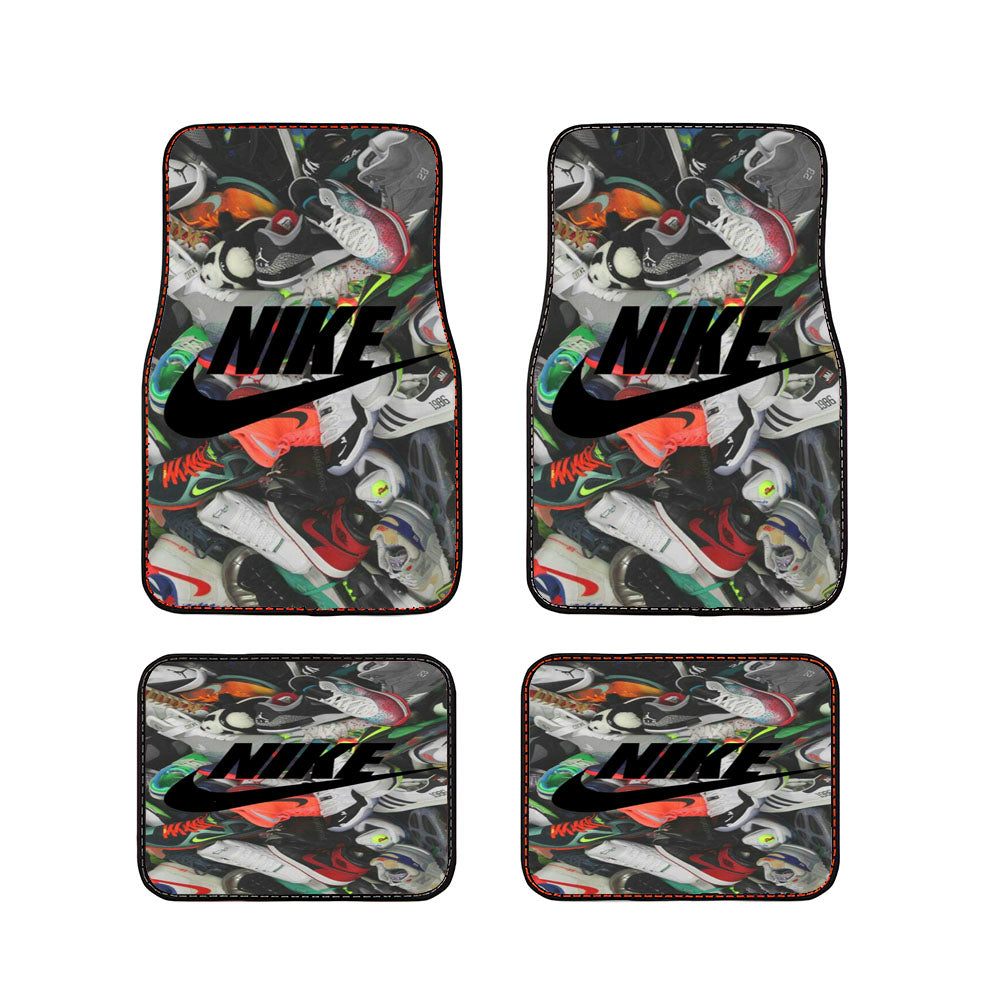 Nike Shoes Collage Car Floor Mats Accessories
