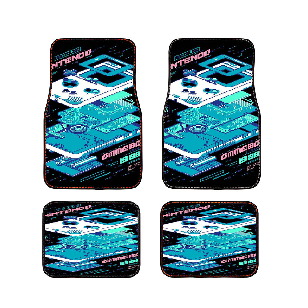 Nintendo Game Vintage 8Bit Style Car Floor Mats Accessories