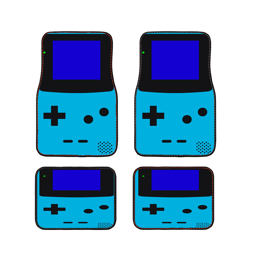 Nintendo Gameboy Blue Car Floor Mats Accessories