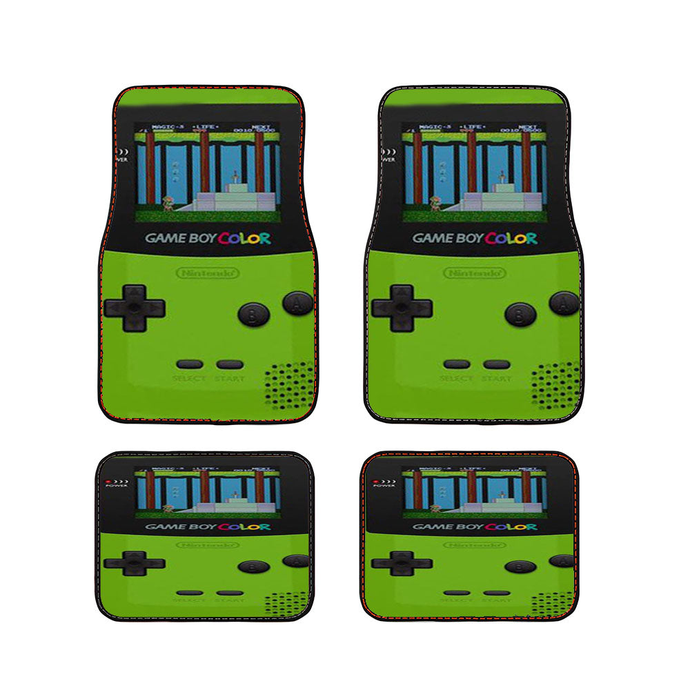 Nintendo Gameboy Color Kiwi Dandelion Car Floor Mats Accessories