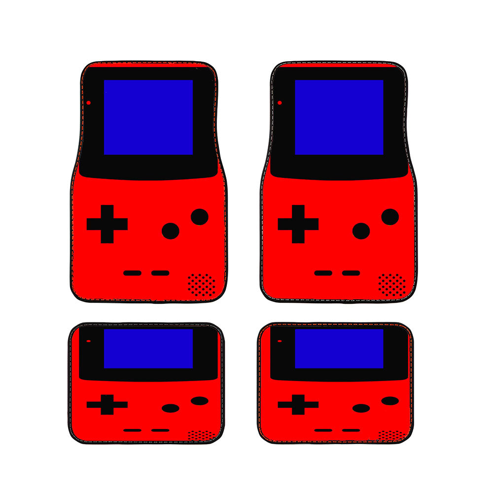 Nintendo Gameboy Red Car Floor Mats Accessories