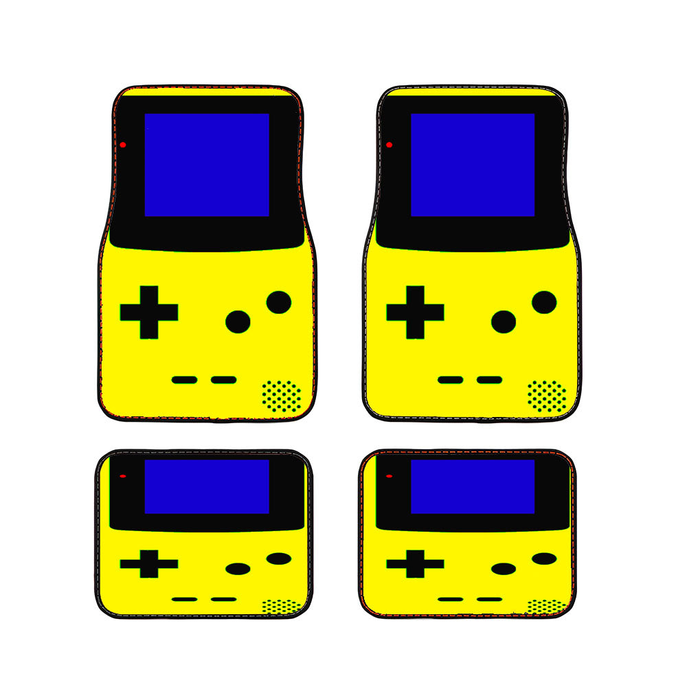 Nintendo Gameboy Yellow Car Floor Mats Accessories