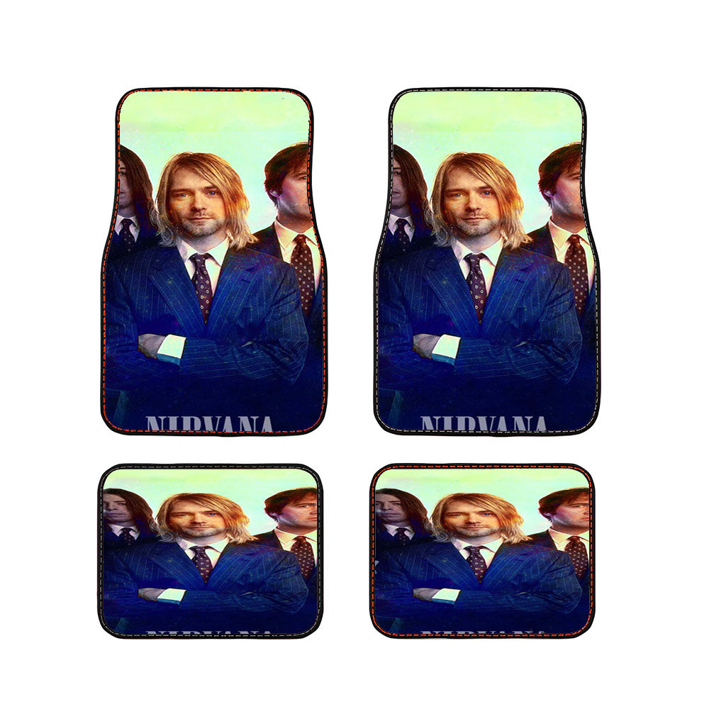 Nirvana Kurt Cobain And Personils Car Floor Mats Accessories