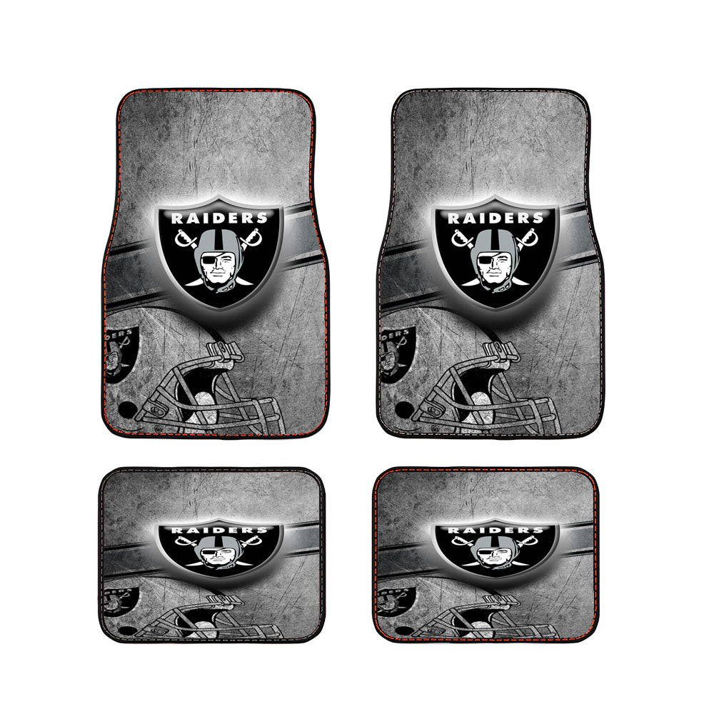 Oakland Raiders Logo Car Floor Mats Accessories