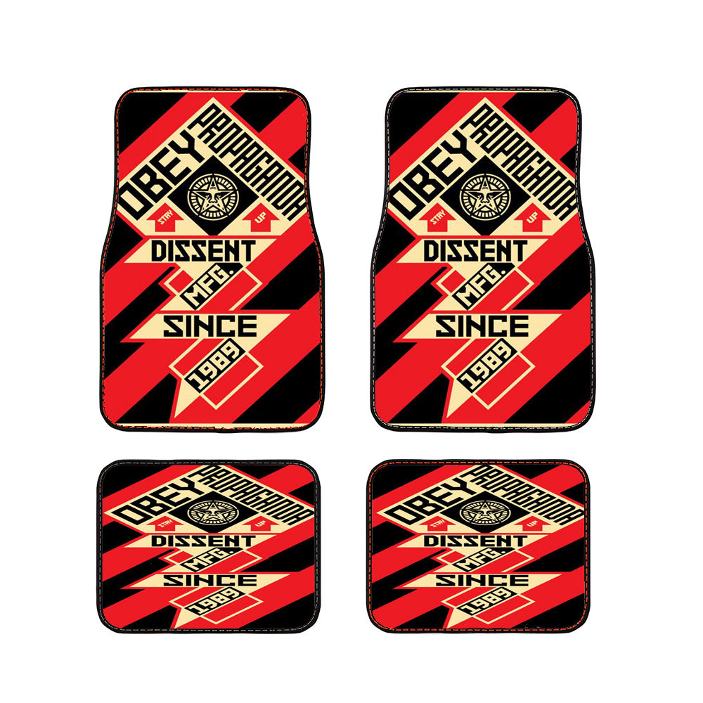 Obey Propaganda Car Floor Mats Accessories