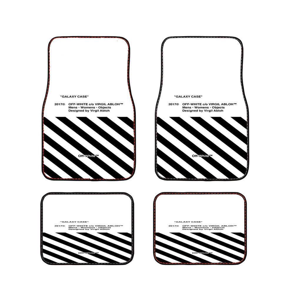 Off White Car Floor Mats Accessories
