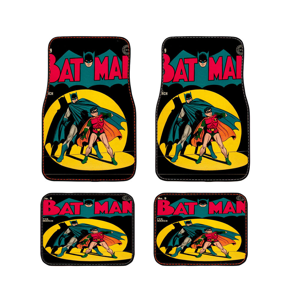 Old Batman Comic Car Floor Mats Accessories