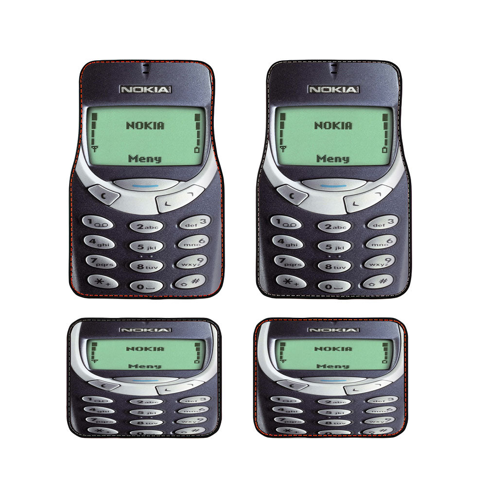 Old Classic Retro Vintage Phone 10 Car Floor Mats Accessories