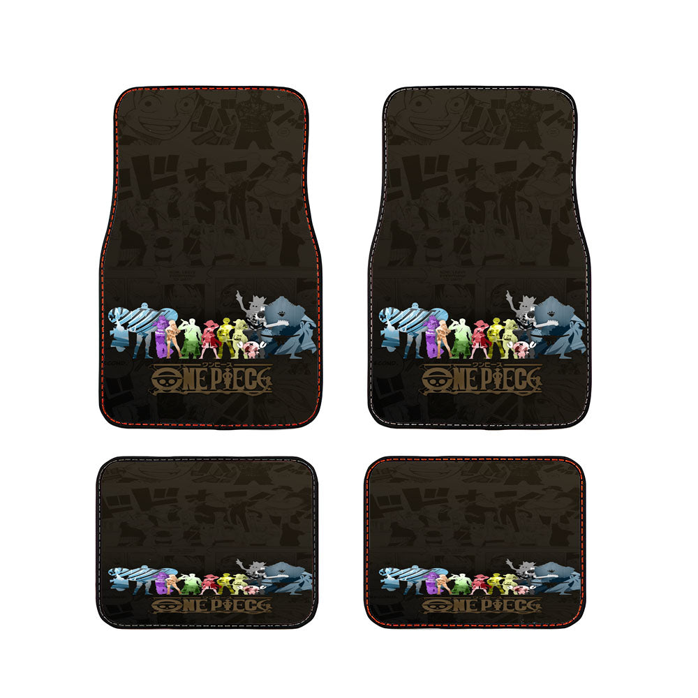 One Piece Comic Car Floor Mats Accessories