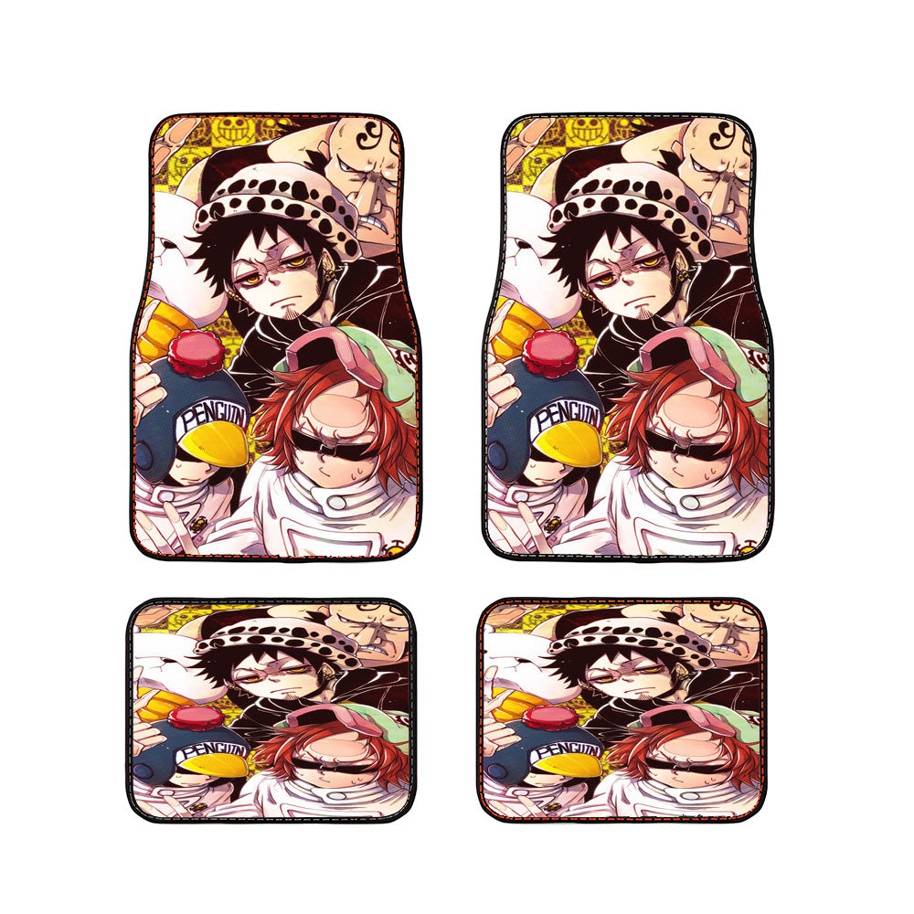 One Piece Heart Pirates Car Floor Mats Accessories