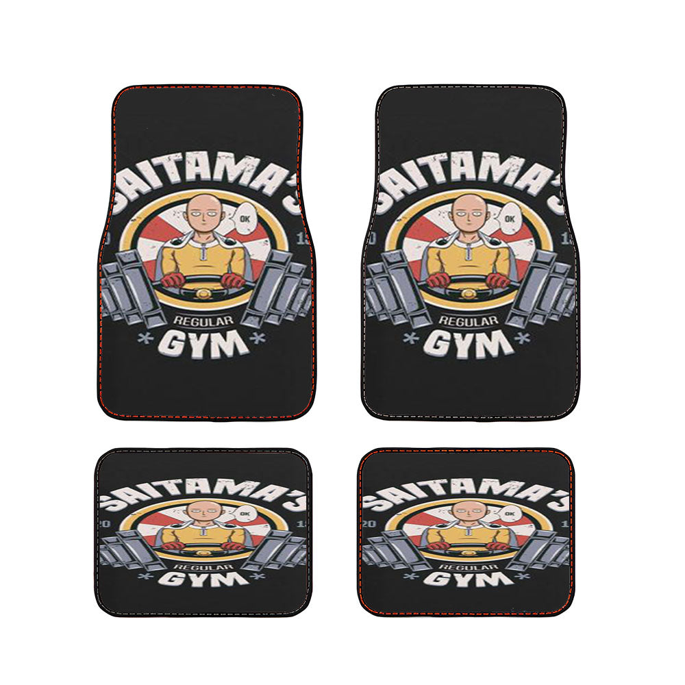 One Punch Man Saitama Gym Car Floor Mats Accessories