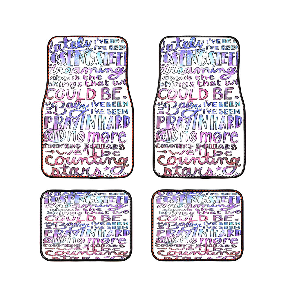 Onerepublic Lyric Cover Car Floor Mats Accessories