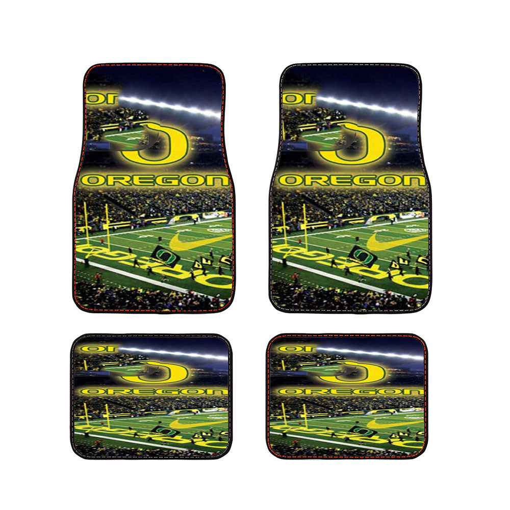Oregon Ducks Stadium Logo Car Floor Mats Accessories