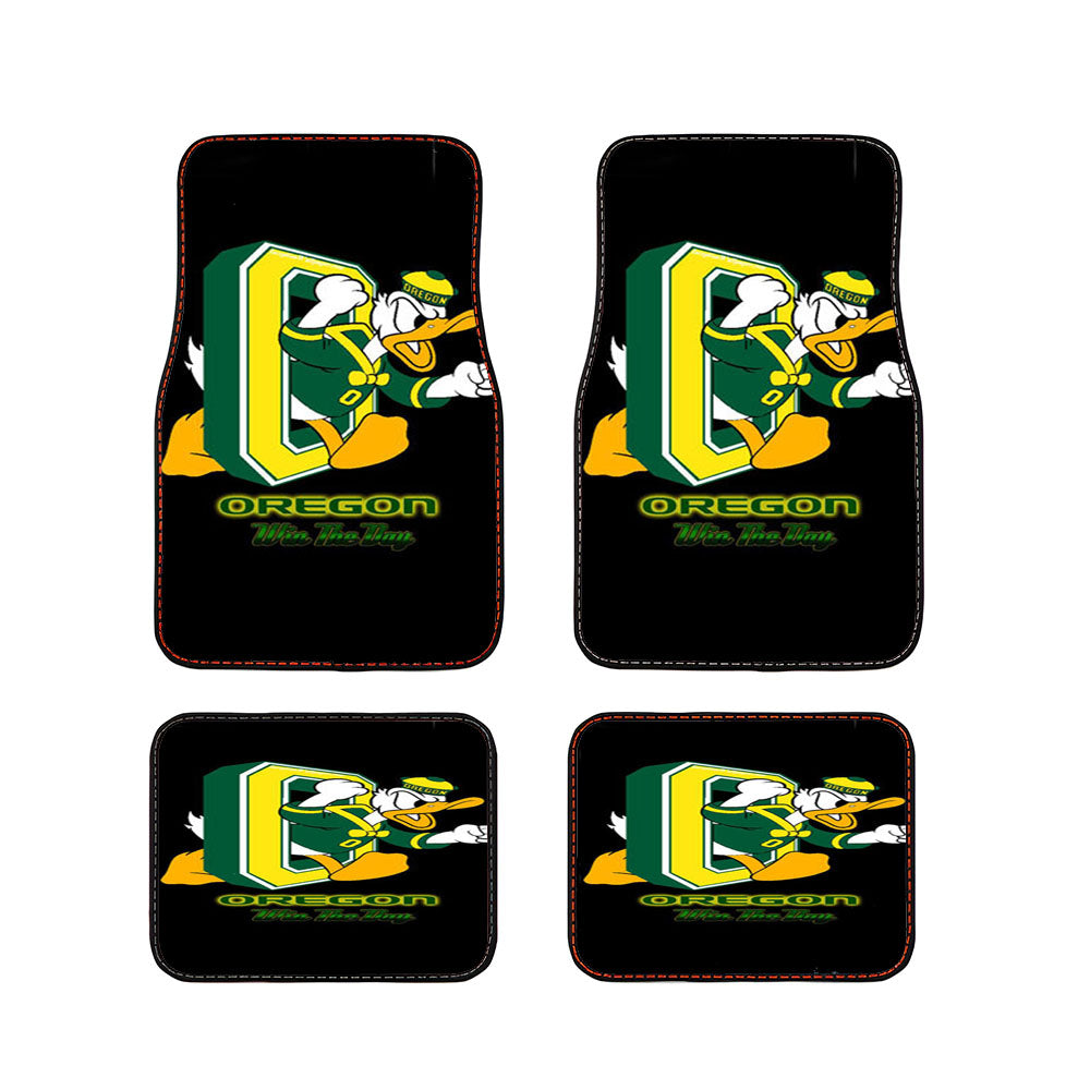 Oregon Ducks Win The Day Car Floor Mats Accessories
