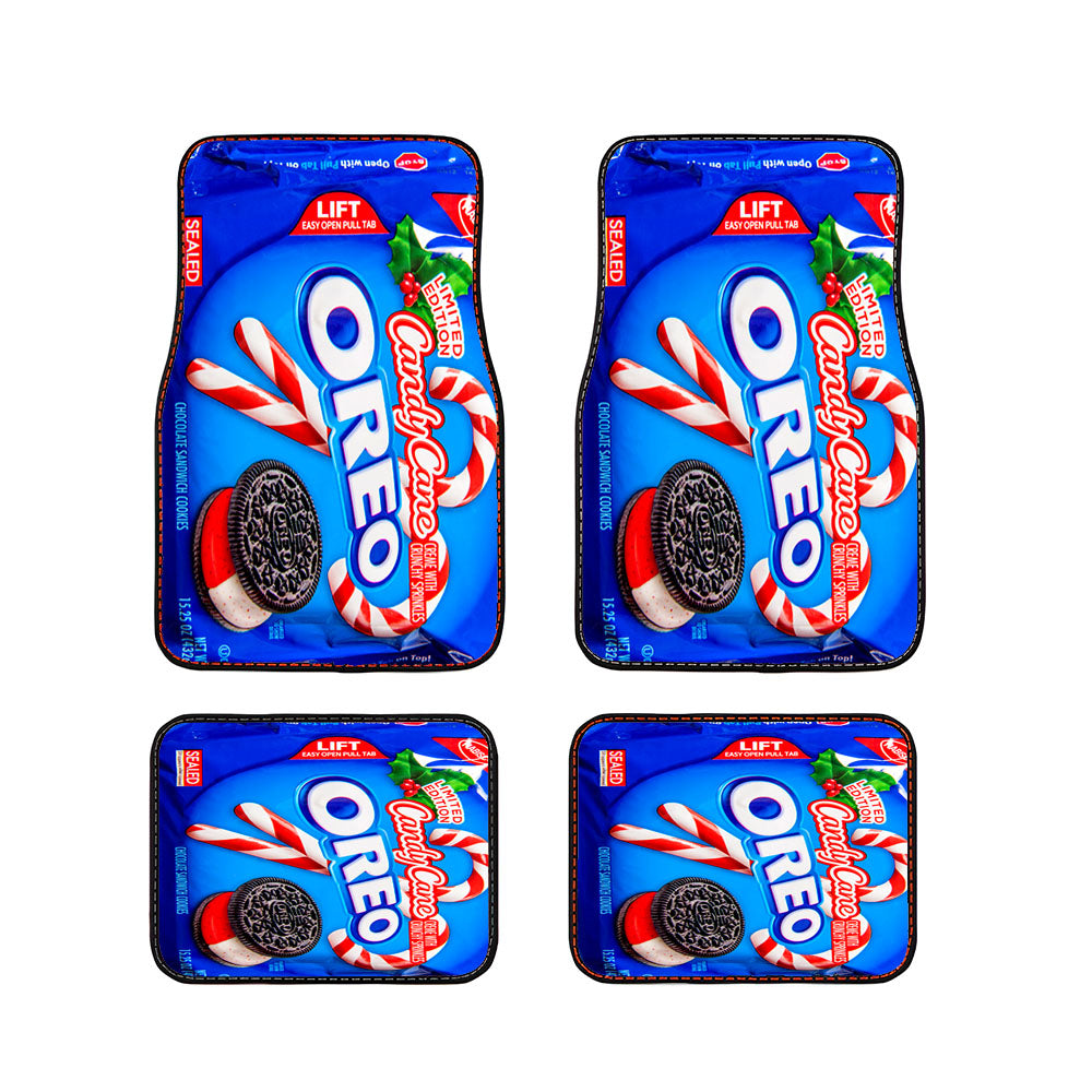 Oreo Candy Cane Car Floor Mats Accessories