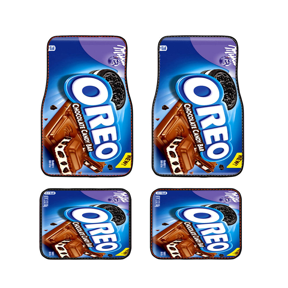 Oreo Chocolate Bar Crunch Cream Milka Car Floor Mats Accessories