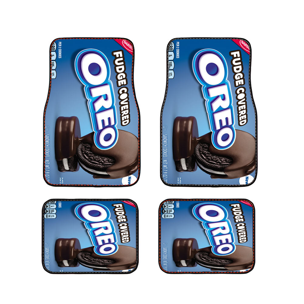 Oreo Chocolate Fudge Covered Cookies Car Floor Mats Accessories