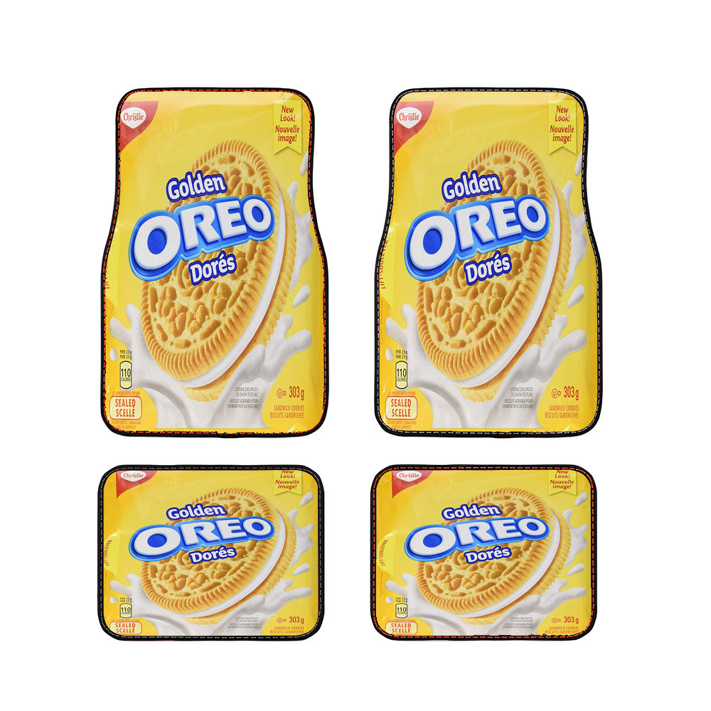 Oreo Golden Sandwich Cookies Car Floor Mats Accessories