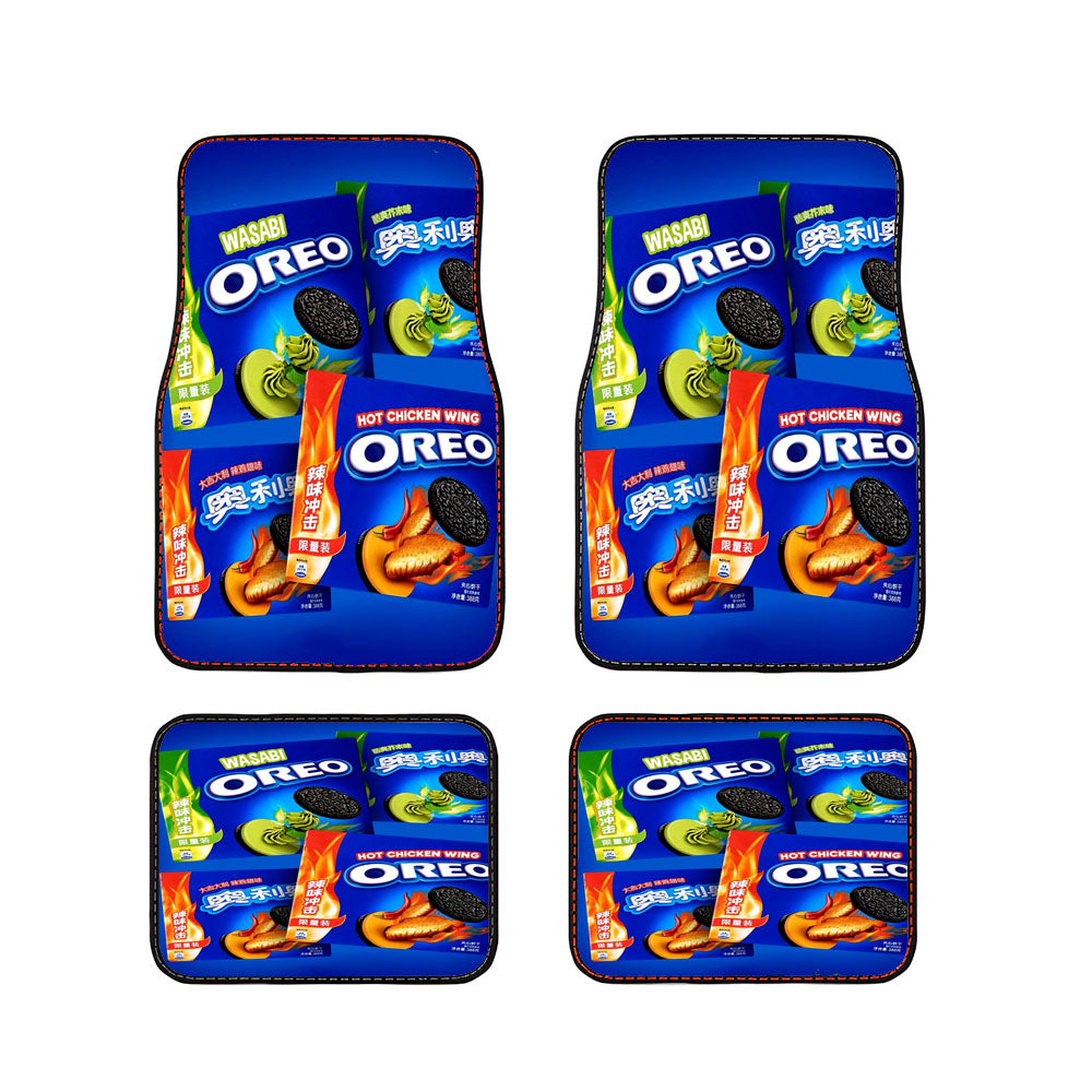 Oreo Wasabi And Hot Chcken Wing Le Car Floor Mats Accessories