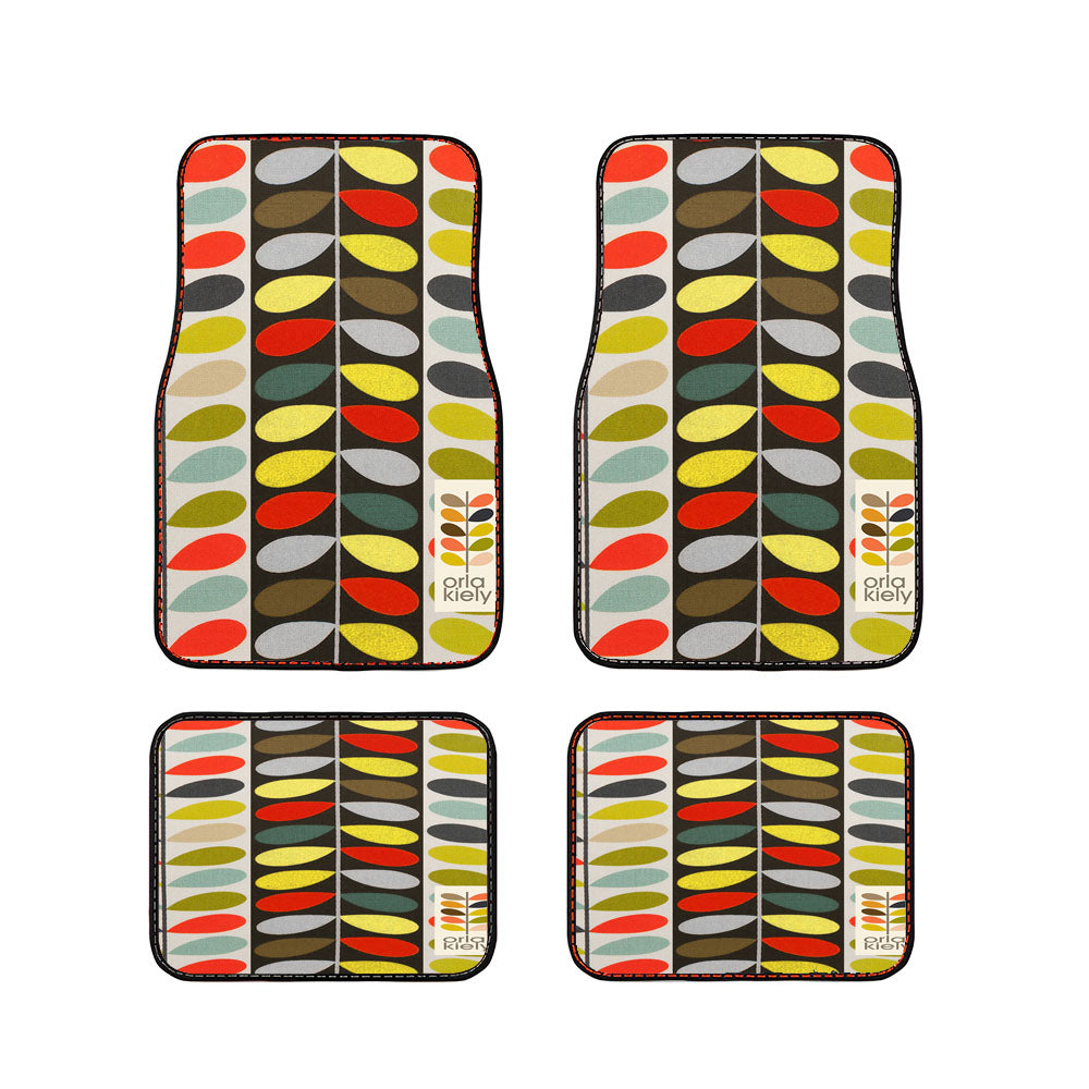 Orla Kiely Multi Stem Monogram Car Floor Mats Accessories