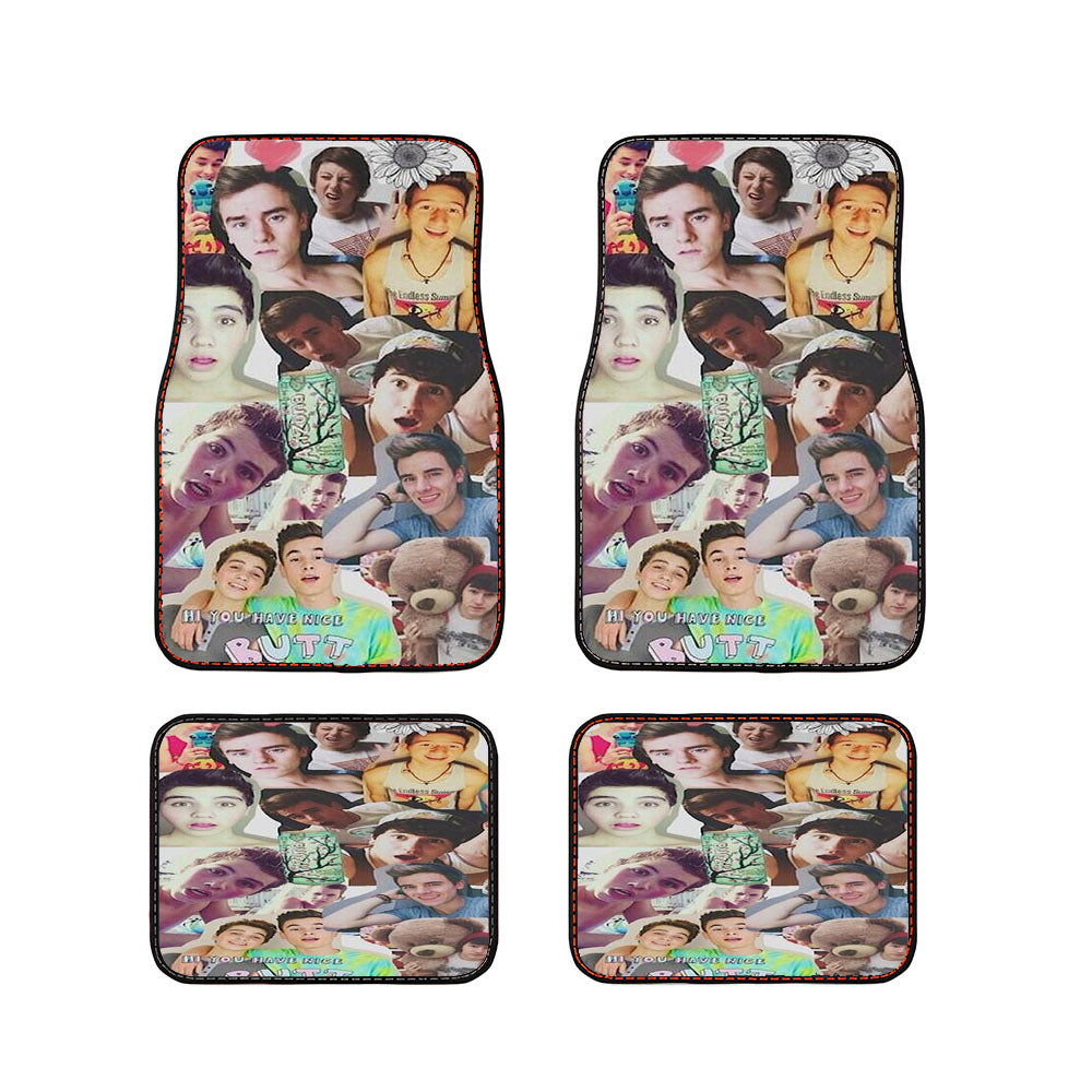 Our Second Life Collage Car Floor Mats Accessories
