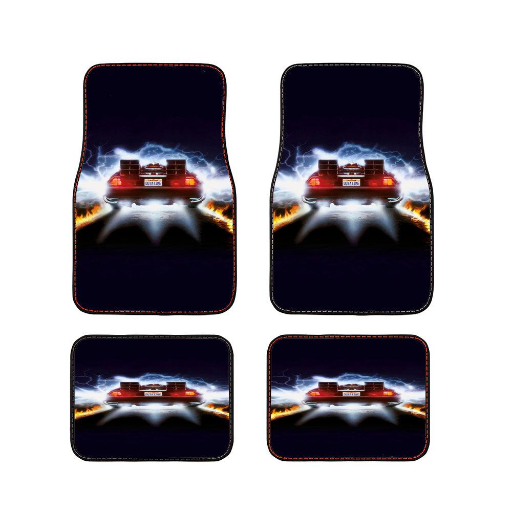 Out A Time Back To The Future Car Car Floor Mats Accessories