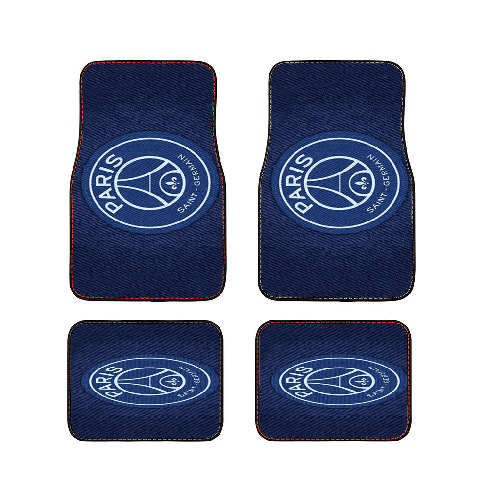 Paris Saint Germain Denim Car Floor Mats Accessories