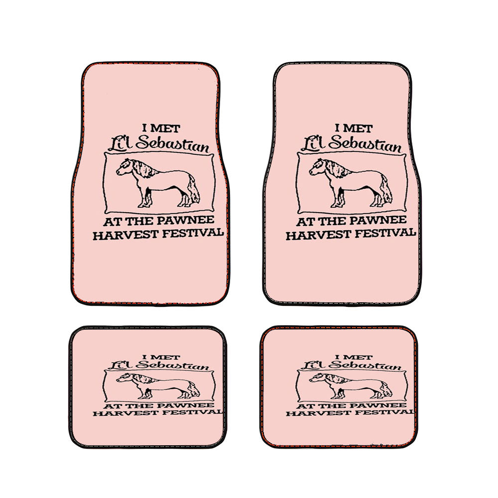 Parks And Recreation I Met Li'L Sebastian Car Floor Mats Accessories