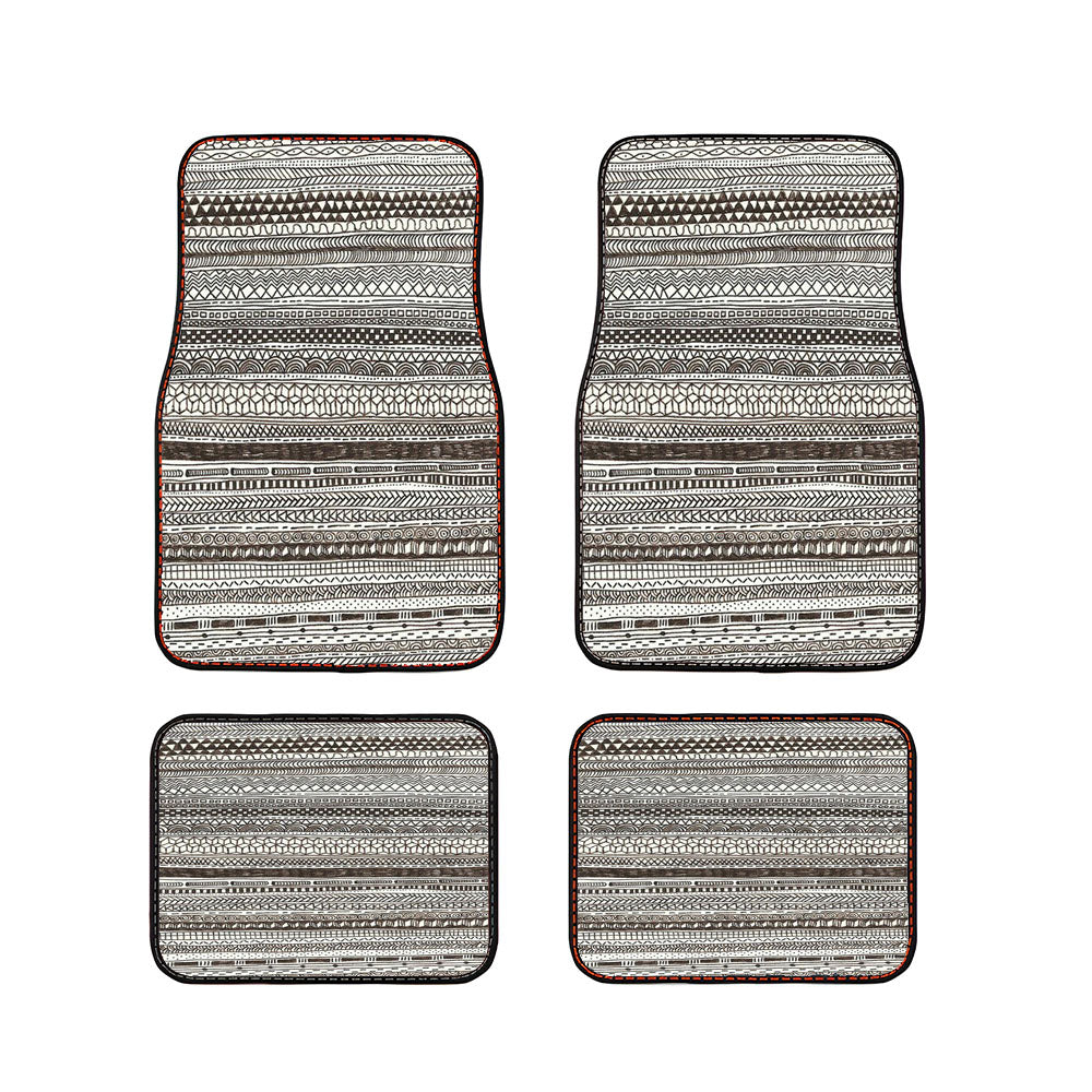 Pattern Black Sweet Car Floor Mats Accessories