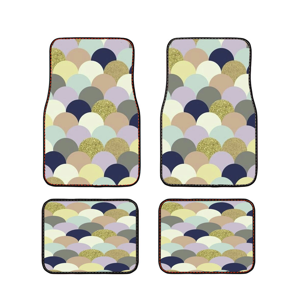 Pattern Blue San Kies Car Floor Mats Accessories