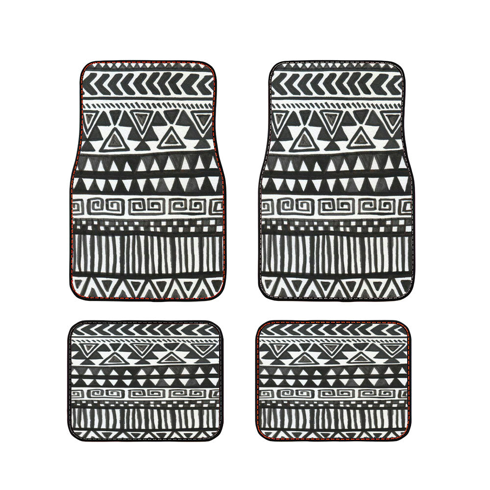 Pattern Cat Black Car Floor Mats Accessories