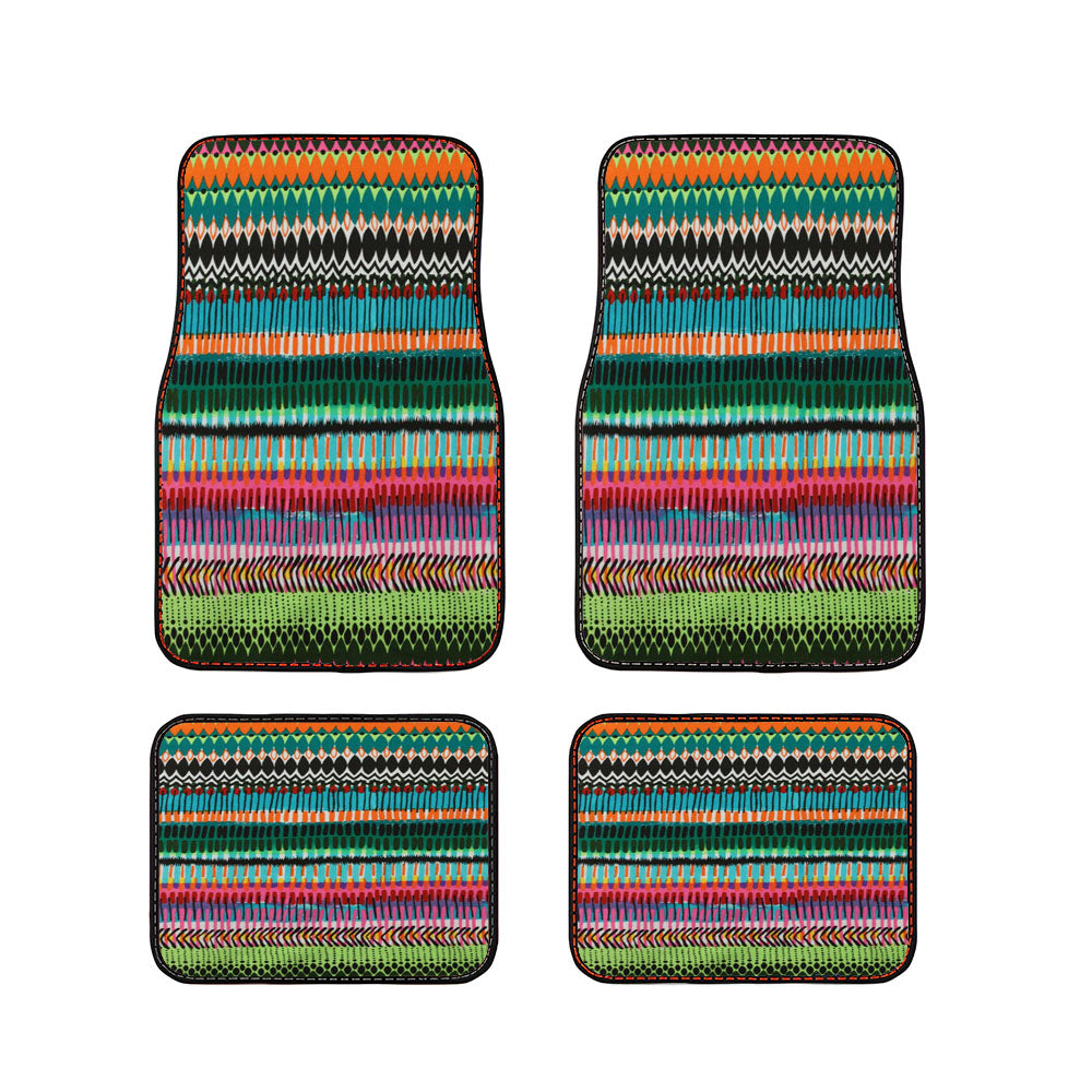 Pattern Colour Skin Know Car Floor Mats Accessories